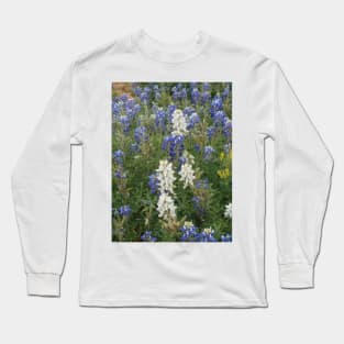 White bluebonnets Long Sleeve T-Shirt